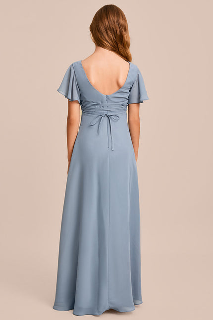 Robe Cérémonie Longue Vert Deau - gallery 5