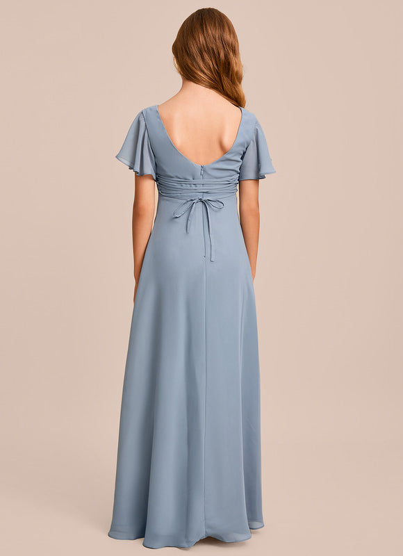 Robe Cérémonie Longue Vert Deau - gallery 5