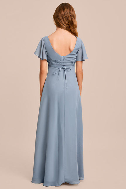 Robe Cérémonie Longue Vert Deau - gallery 5