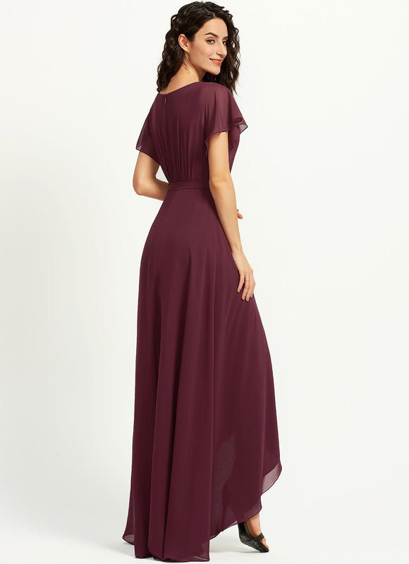 Robe Cérémonie Col Rond Volantée - gallery 3