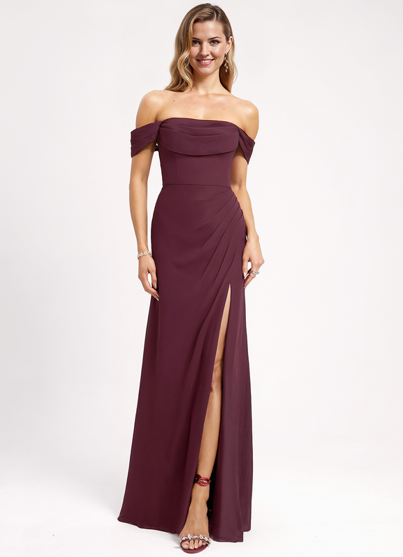 Robe Cérémonie Élégante À Décolleté