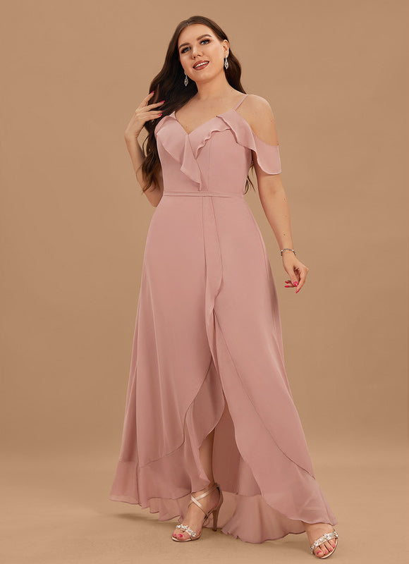 Robe Cérémonie Fluide Marine Élégante - gallery 8