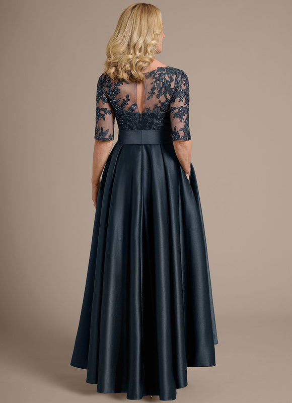 Robe Cérémonie Satin Brodée - gallery 6