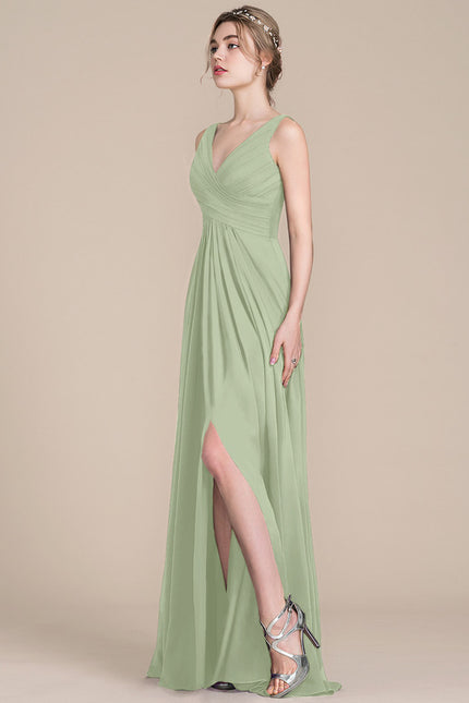 Robe Cérémonie Longue Volants Rose - gallery 2