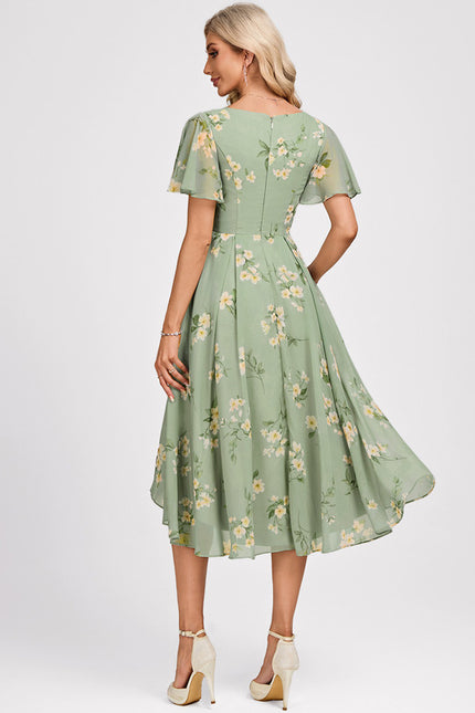 Robe Cérémonie Fluide Marine Élégante - gallery 5