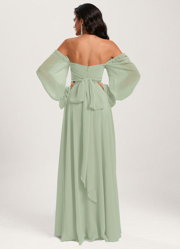 Robe Cérémonie Fluide Verte - gallery 9