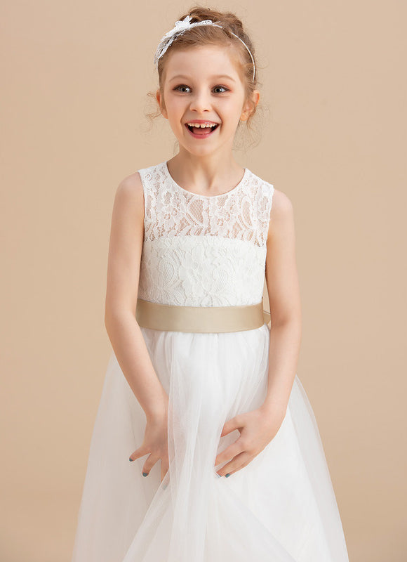 Robe Cérémonie Éclatante Blanche - gallery 4