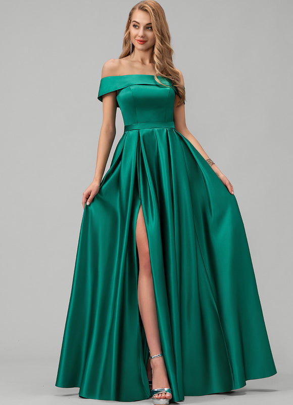 Robe Cérémonie Éclat Vert Émeraude - gallery 1