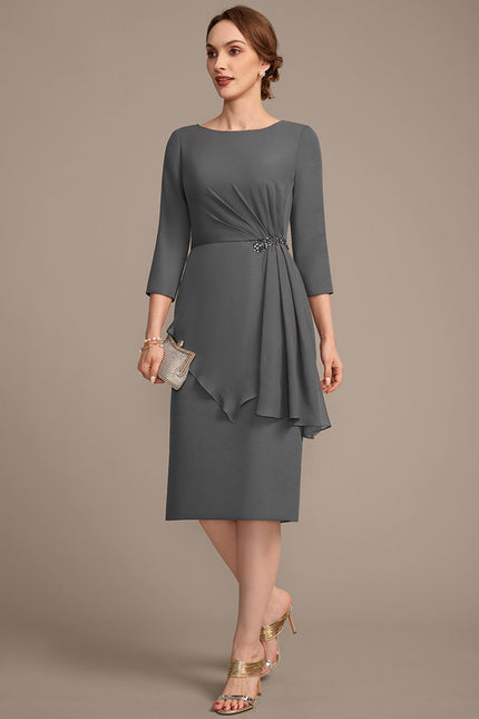 Robe Cérémonie Satinée Élégante - gallery 3