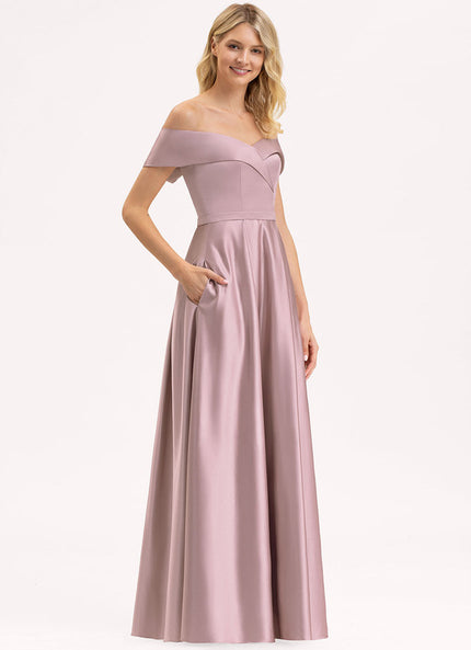 Robe Cérémonie Satin Émeraude Élégante