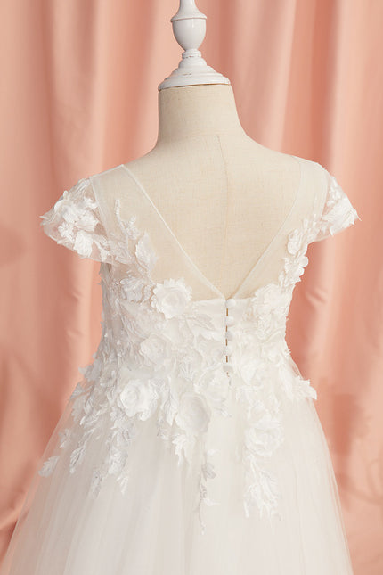 Robe Cérémonie Florale Éthérée - gallery 6