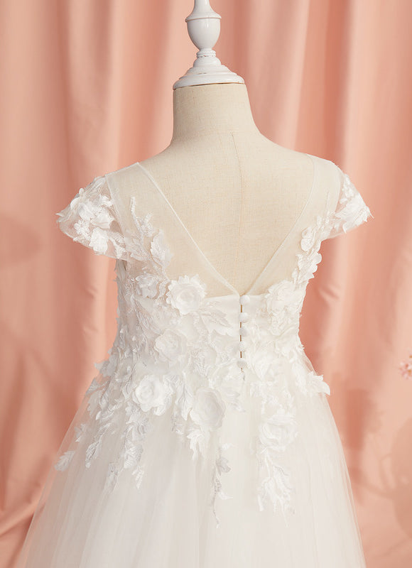 Robe Cérémonie Florale Éthérée - gallery 6