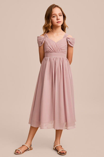 Robe Cérémonie Mauve Délicate - gallery 3