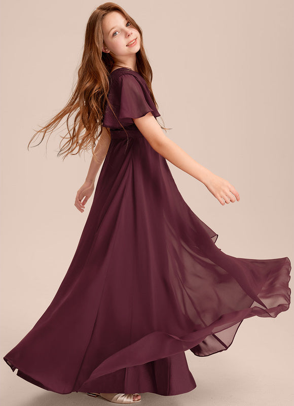 Robe Cérémonie Volants Bordeaux - gallery 3