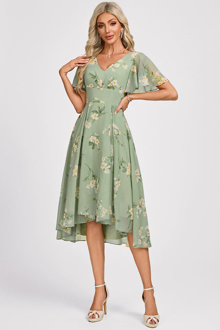 Robe Cérémonie Fluide Marine Élégante - gallery 2