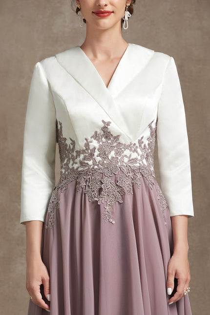 Robe Cérémonie Midi Satinée - gallery 1