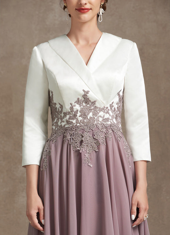 Robe Cérémonie Midi Satinée - gallery 1