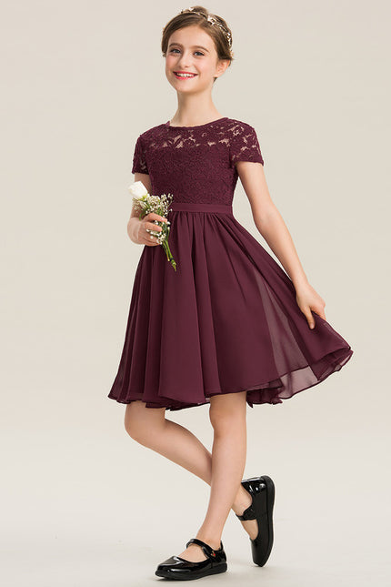 Robe Cérémonie Élégance Velours Aubergine