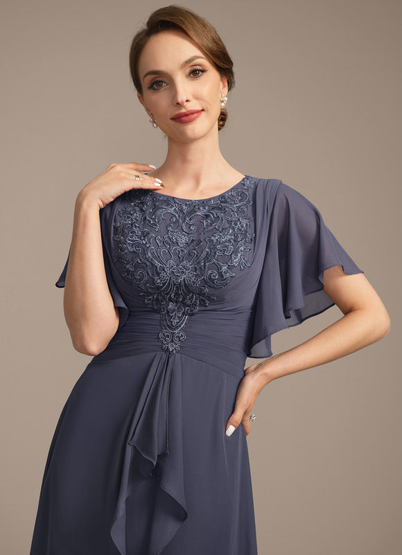 Robe Cérémonie Mousseline Sombre - gallery 1