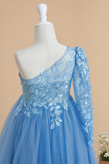 Robe Ceremonie Fille Bleu - gallery 8