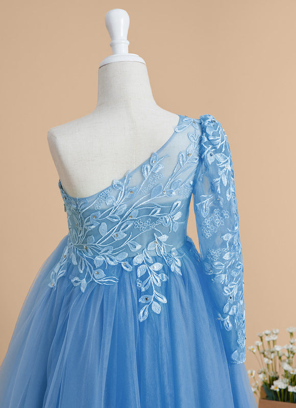 Robe Ceremonie Fille Bleu - gallery 8
