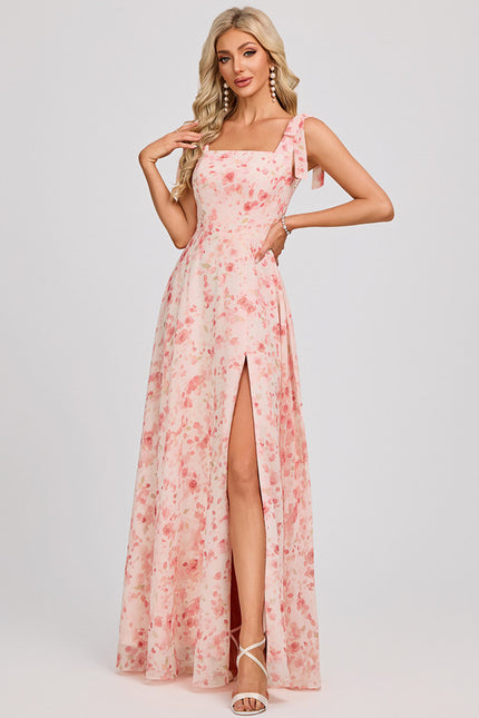 Robe Cérémonie Mousseline Verte - gallery 1