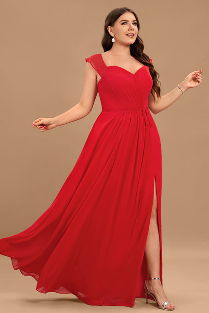 Robe Cérémonie Élégante À Décolleté - gallery 9