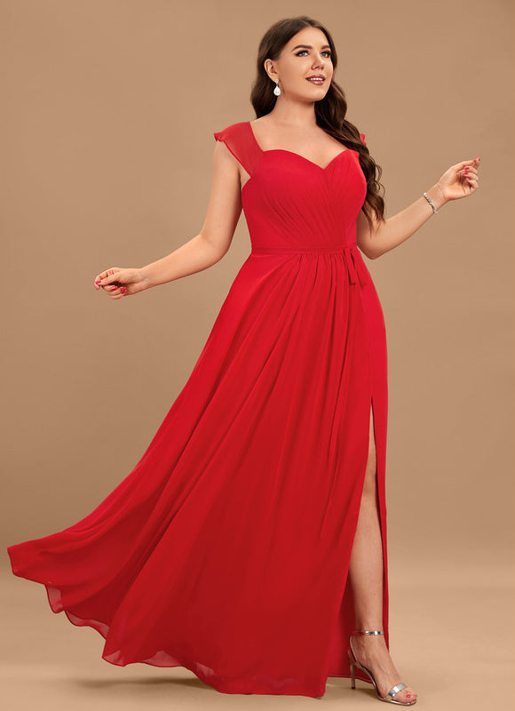 Robe Cérémonie Élégante À Décolleté - gallery 9