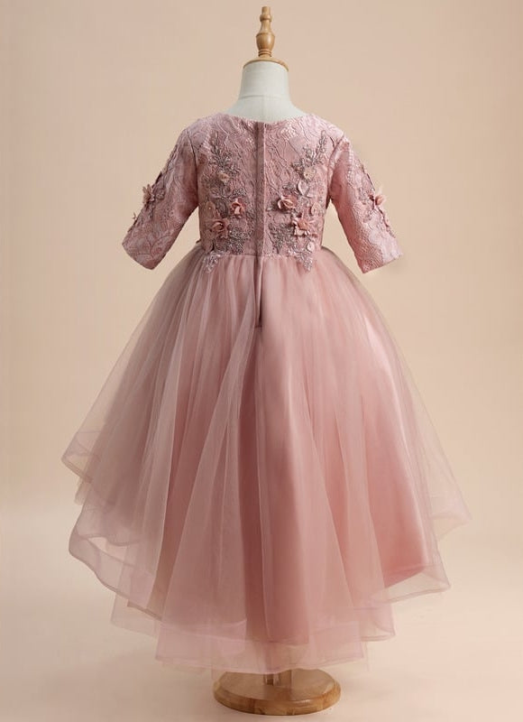Robe Cérémonie Mariage Tulle Fille - gallery 1