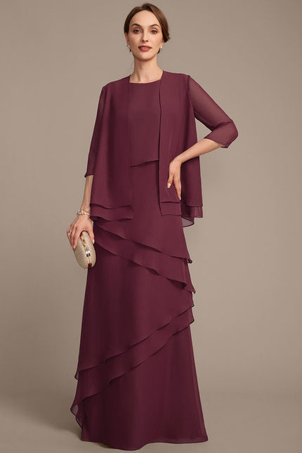 Robe Cérémonie Cascade Prune - gallery 1