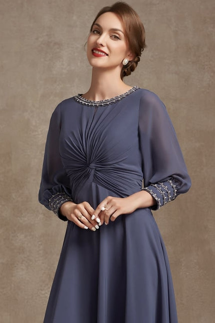 Robe Cérémonie Mousseline Nuit - gallery 1