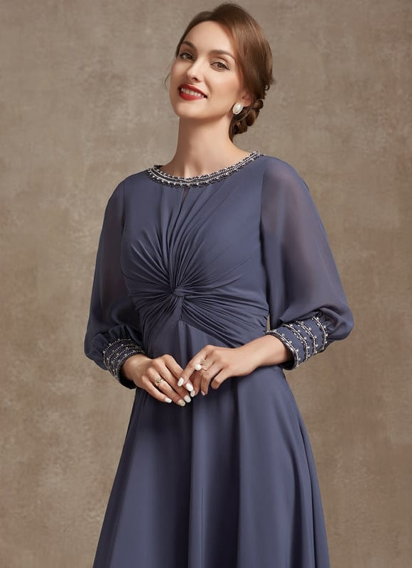 Robe Cérémonie Mousseline Nuit - gallery 1