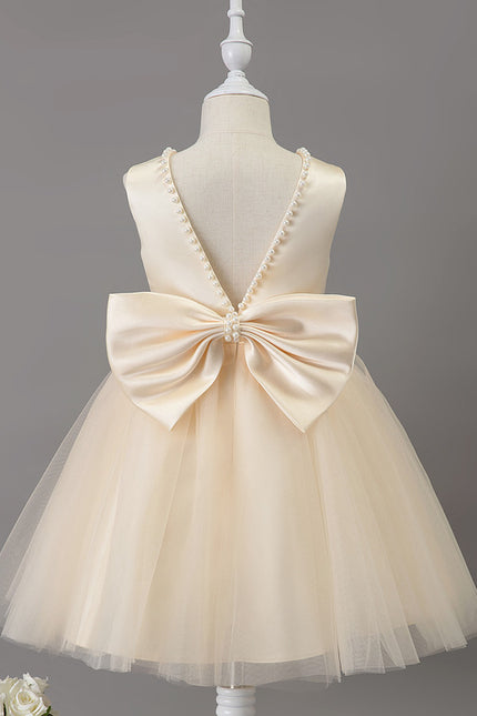 Robe Cérémonie Satinée Enfantine - gallery 1