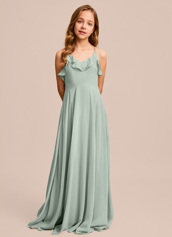 Robe Cérémonie Longue Vert Deau - gallery 6