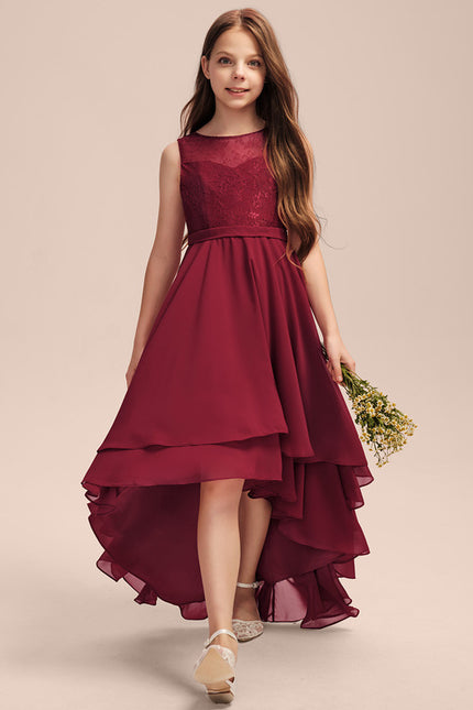 Robe Cérémonie Rouge Éclatant - gallery 7