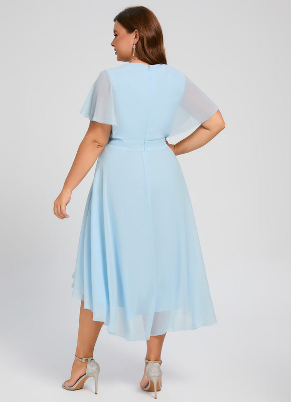 Robe Cérémonie Fluide Marine Élégante - gallery 6