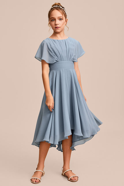 Robe Cérémonie Mousseline Marine