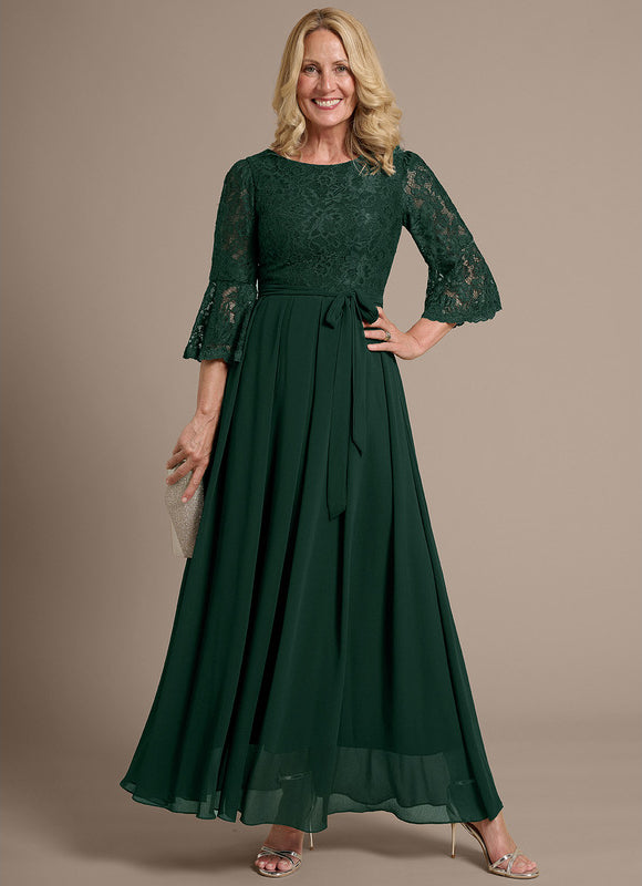 Robe Cérémonie Émeraude Fluide - gallery 3