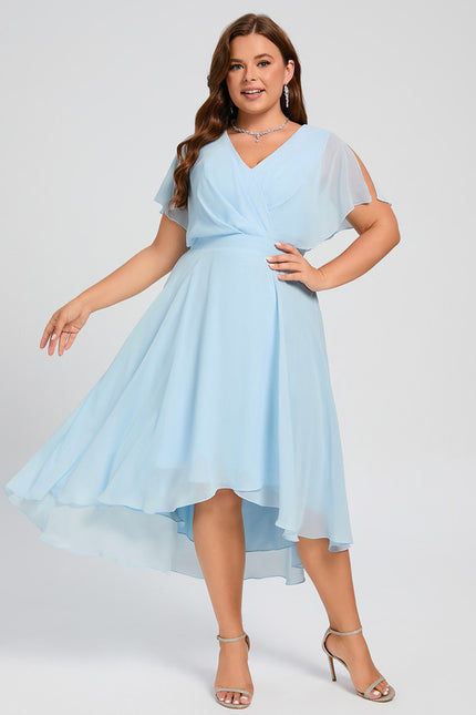 Robe Cérémonie Fluide Marine Élégante - gallery 7
