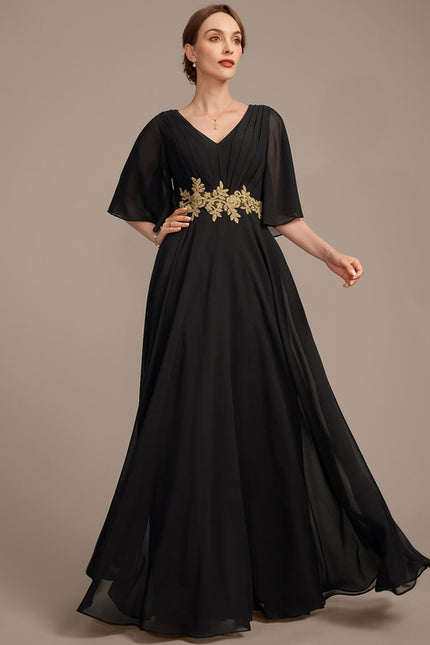 Robe Cérémonie Élégante Appliquée