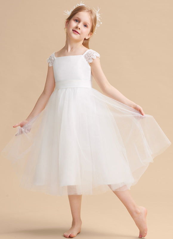 Robe Cérémonie Satin Tulle Chic - gallery 3