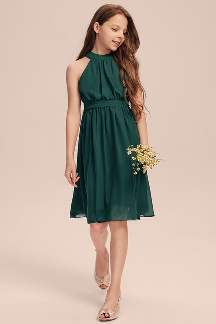 Robe Cérémonie Vert Émeraude Chic - gallery 4