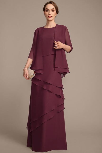 Robe Cérémonie Cascade Prune