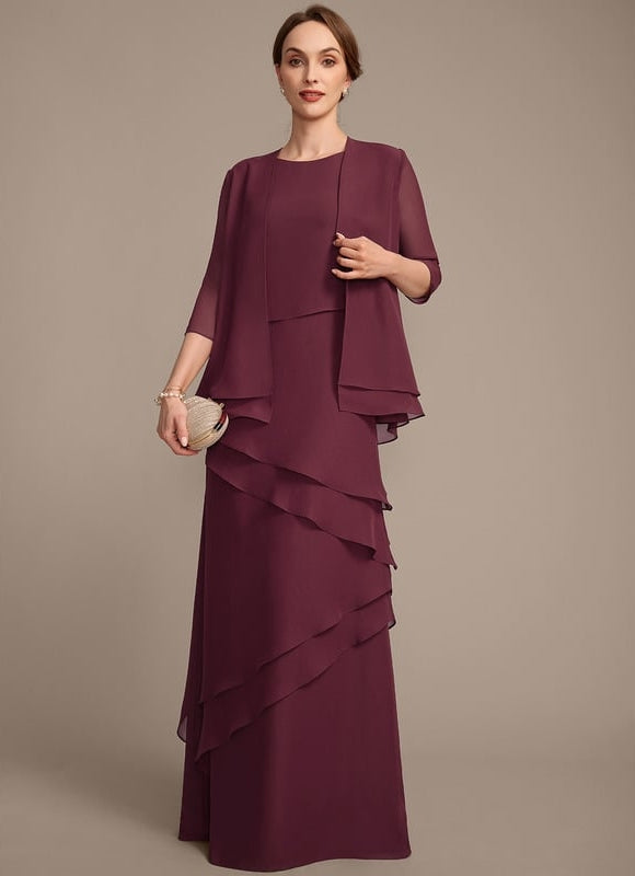 Robe Cérémonie Cascade Prune