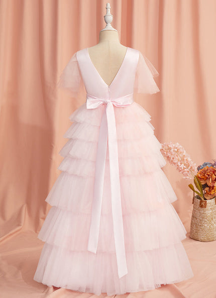 Robe Cérémonie Tulle Aquatique