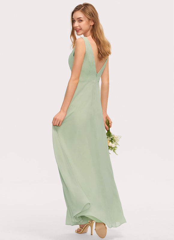 Robe Cérémonie Longue Volants Rose - gallery 7