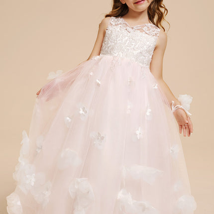 Robe Cérémonie Florale Perlée