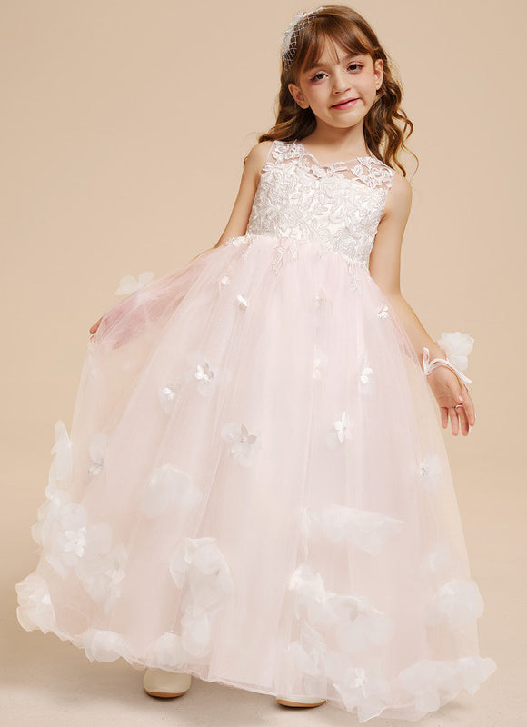 Robe Cérémonie Florale Perlée