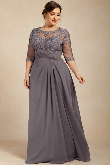 Robe Ceremonie Grande Taille Occasion - gallery 4