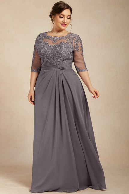Robe Ceremonie Grande Taille Occasion - gallery 4